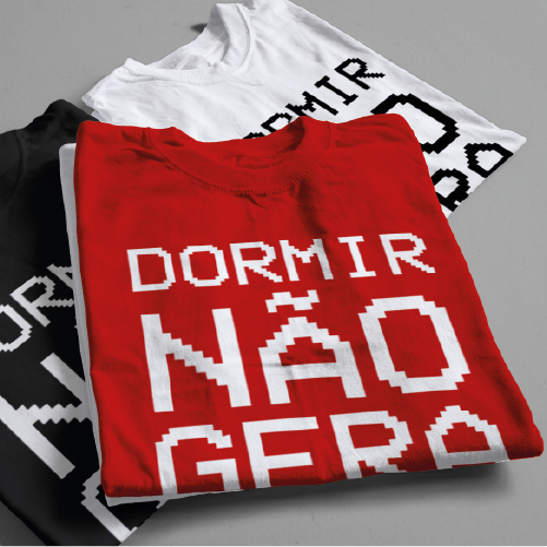 Camiseta Dormir não gera leads